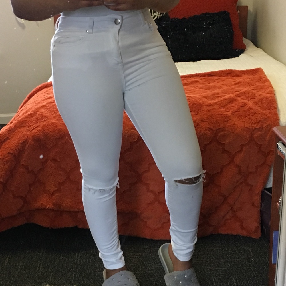 White pants